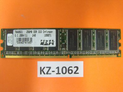Infineon PowerRam 7660021 256MB DDR 333 MHZ Infineon #Kz-1062