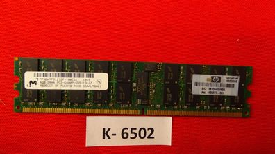 4GB Micron DDR2-800 PC2-6400P ECC Reg Server-RAM MT36HTF51272PY-80EG1 2Rx4 240p