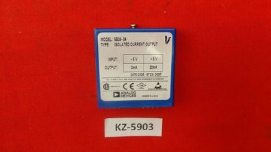 ANALOG Devices 5B39-04 Isolated Currend Output Modul - used