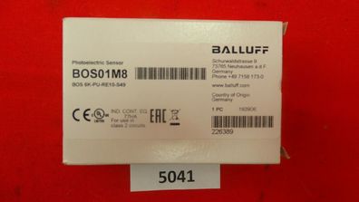 BALLUF BOS 6K-PU-RE10-S49 Lichtschranke Photoelectric Sensor