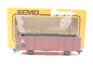 Bemo H0e - H0m 2251 offener Güterwagen Hochbordwagen Rhb 6668