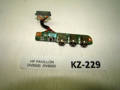 HP Pavilion dv9500 dv9649em Audio Sound Board Modul Kabel #KZ-229