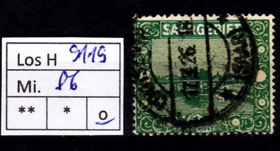 Los H9119: Saargebiet Mi. 86, gest.