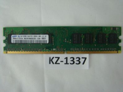 512 MB DDR2-RAM 1Rx8 PC2-5300U 'Samsung M378T6553EZS-CE6' #KZ-1337