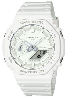 Casio G-Shock Uhr GA-2100-7A7ER Armbanduhr weiß