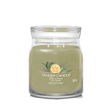 Aromatic candle Signature glass medium Sage & Citrus 368 g