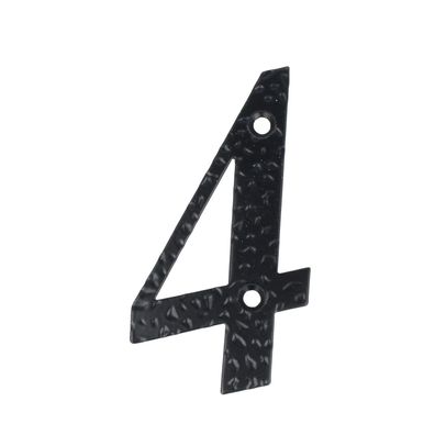 Zimmertürnummern Hausnummern 0-9 Schwarz Metall Buchstaben A-H Ziffern Nummern Zahlen