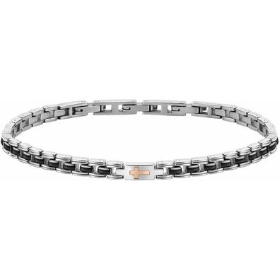 Men´s steel bracelet Gold SATM08