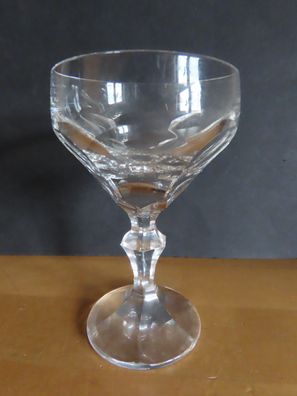 Glas Likörglas schwer Halbkreis mit Spitze Villeroy & Boch