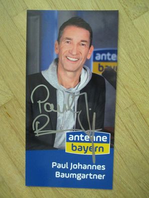 Antenne Bayern Moderator Paul Johannes Baumgartner - handsigniertes Autogramm!!