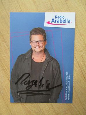 Radio Arabella Moderator Christian Morgenhuber - handsigniertes Autogramm!!!