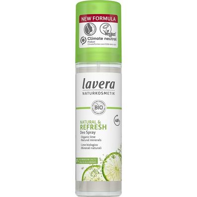 Refreshing deodorant spray with the smell of lime Refresh 75ml