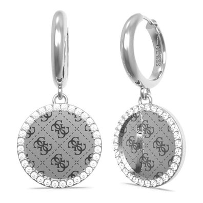 Luxury steel round earrings Round Harmony JUBE01158JWRH