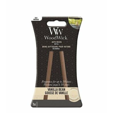 WoodWick Ersatz-Autoduftstäbchen Vanilla Bean