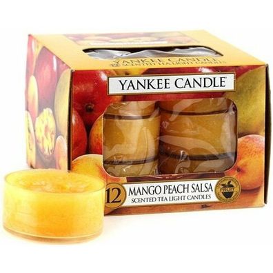 Yankee Candle Mango Pfirsich Salsa Teelicht 12x9,8 g