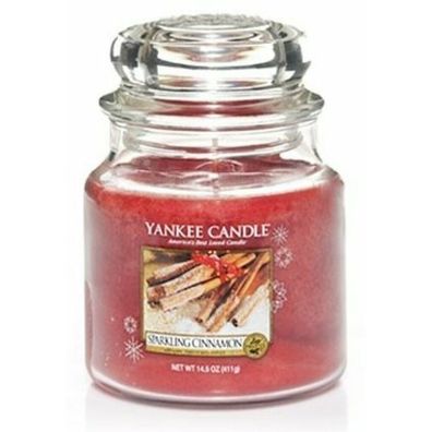 Yankee Candle Sparkling Cinnamon Duftkerze 411 g