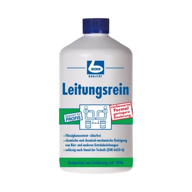5x Dr. Becher Leitungsrein - 1 Liter - B00MUGGUU6 | Flasche (1000 ml)