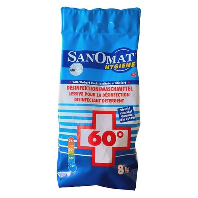 Sanomat Hygiene-Vollwaschmittel zur chemo-thermischen Wäschedesinfektion - 8 Kg - B00