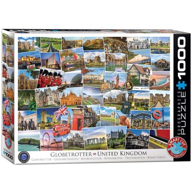 EuroGraphics 6000-5464 Globetrotter Großbritannien 1000-Teile Puzzle