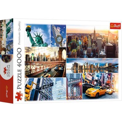 Trefl 45006 New York - Collage 4000 Teile Puzzle