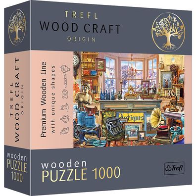 Trefl 20175 Wood Craft Steve Crisp Antiquitätenladen 1000 Teile Holzpuzzle