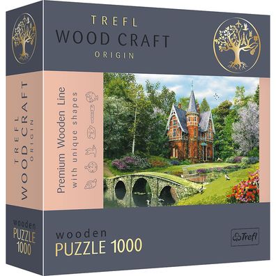 Trefl 20145 Wood Craft Dominic Davison Viktorianisches Haus 1000 Teile Holzpuzzle