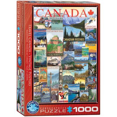 EuroGraphics 6000-0778 Kanadareise 1000-Teile Puzzle