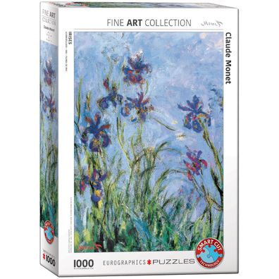 EuroGraphics 6000-2034 Schwertlilien von Claude Monet 1000-Teile Puzzle