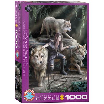 EuroGraphics 6000-5476 Die Stärke von Dreien von Anne Stokes 1000 Teile Puzzle