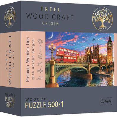 Trefl 20155 Big Ben London 500 + 1 Holzpuzzle