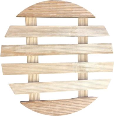 Topfunterlage Topfuntersetzer Unterlage Untersetzer aus Bambus 2x rund oder ecki