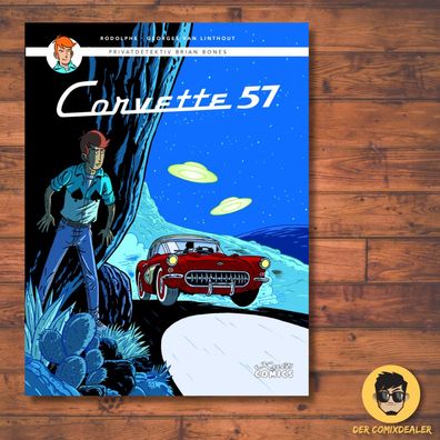 Brian Bones #3 - Corvette 57 / Abenteuer / Comic / Album / HC / Kult Comics/ NEU