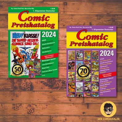 Comic Preiskatalog 2024 / SR Verlag / Stefan Riedl / HC / SC / Bestseller / NEU