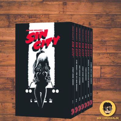 Sin City - Black Edition Komplettschuber / Film Noir / Crime / Frank Miller