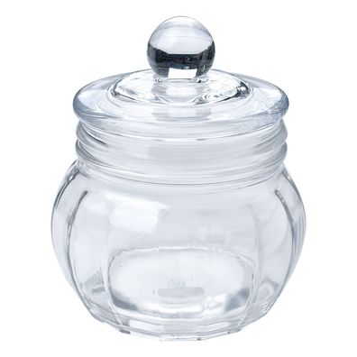 Clayre & Eef Vorratsglas 500 ml Transparant Glas (Gr. Ø 12x13 cm / 500 ml)