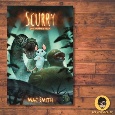 Scurry #2 - Der ertränkte Wald / Comic / Fantasy / HC / Abenteuer / Mäuse / NEU