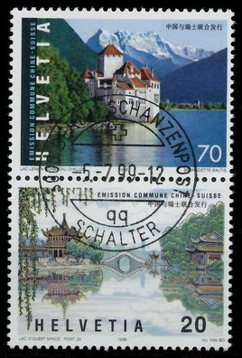 Schweiz 1998 Nr SZd 35 zentrisch gestempelt SENKR PAAR X728FA6