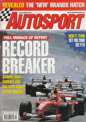 Autosport Mai 1999 - Formel 1 Monaco, F3000, Champ Car, Rally, Barrichello