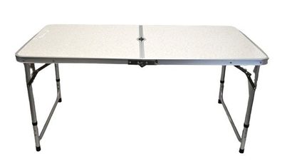 Campingtisch 120x60 Alu Klapptisch Picknicktisch faltbar höhenverstellbar Tisch