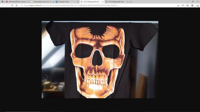 T-Shirt " Totenkopf " - siehe Bild