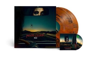 Alice Cooper - Road Limited Orange Marbled 2 Vinyl LP + Hellfest 2022 DVD Neu