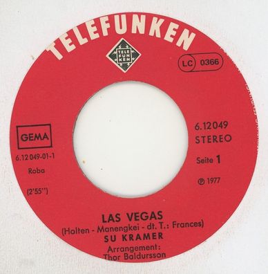7" Su Kramer - Las Vegas ( Ohne Cover )