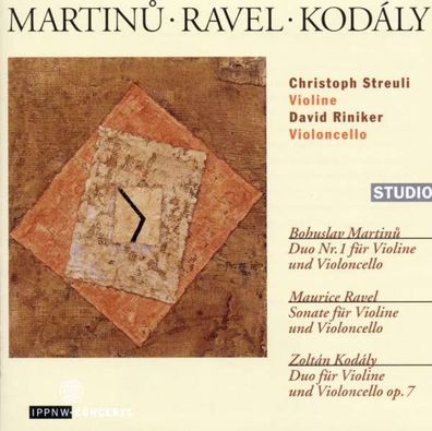 Duo Nr.1 für Violine & Cello: Bohuslav Martinu (1890-1959) - IPPNW - (CD / Titel: ...