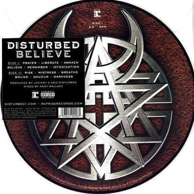Disturbed: Believe (Picture Disc) - - (Vinyl / Rock (Vinyl))