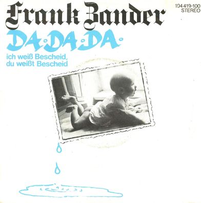 7" Frank Zander - Da Da Da
