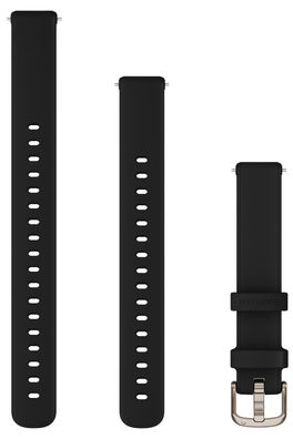 Garmin Lily 2 Wechsel-Armband Silikon Schwarz 14 mm 010-13302-02