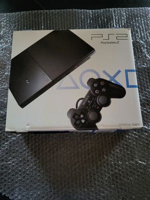 Sony PlayStation 2 Slimline | OVP| Konsole | SCPH-90004CB