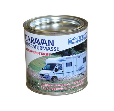 Sanremo Caravan Reparaturmasse Faserverstärkt 840g Dichtmasse