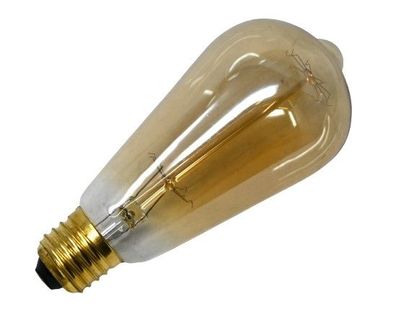 WEDNA 3er Pack E27 6W Vintage Edison LED Glühbirne, ST64 LED Antike Filament * A