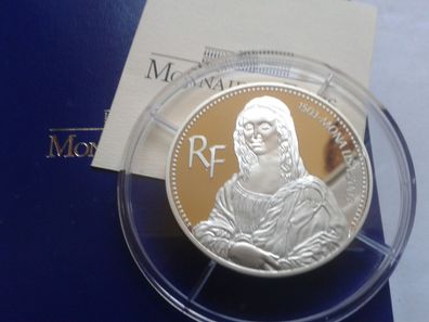 Original 20 euro 2003 PP Frankreich Mona Lisa 155,5g 5 Unzen Silber